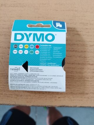 Etiquetas DYMO D1 Negro/Blanco de varios tamaños