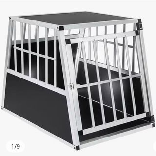 Jaula para perros tectake 90x65x69,5