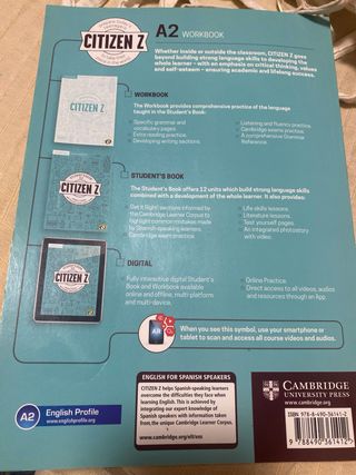 Citizen Z A2 Workbook with Downloadable Audio