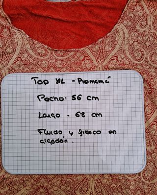 Camiseta Top Fluido. Premamá o Plus Size.