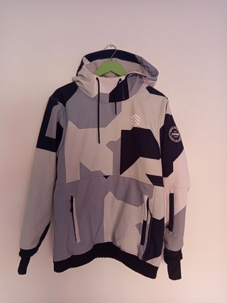 Sudadera Siroko Nieve Negra/Gris