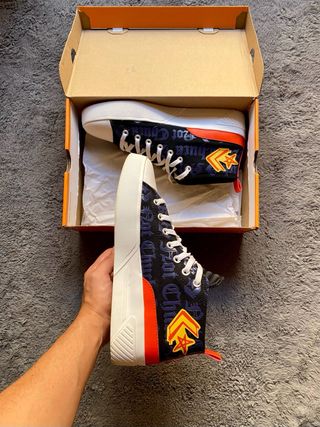 Converse Chuck 70 Hi Black Red Tall 45 Muy Bien