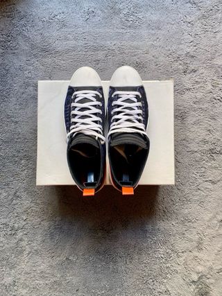 Converse Chuck 70 Hi Black Red Tall 45 Muy Bien