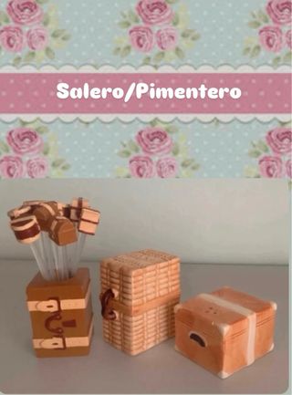 Cestino vintage in vimini per sale e pepe