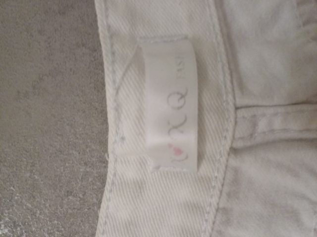 Shorts jeans bianchi strappati