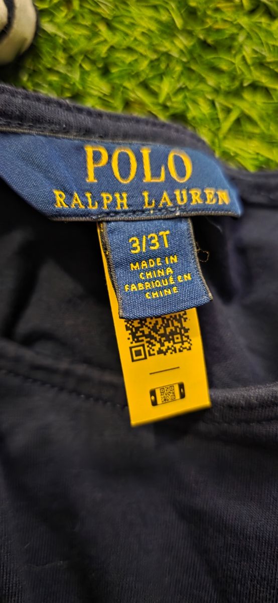 Camiseta Polo Ralph Lauren azul 3T (94-100cm)