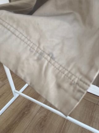 Trench Zara color champán claro 