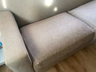 Sofá 2 plazas beige/gris poco uso