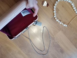 Bolso de fiesta Parfois rosa 