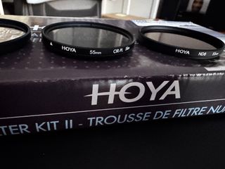 Kit 3 Filtros HOYA Digital Filter II 55mm