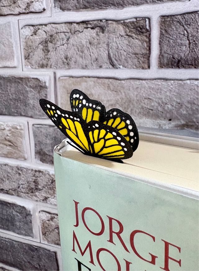Marcapáginas Mariposa amarilla