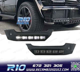 KIT LUZ DIURNA PARA MERCEDES CLASE G W463 LEDS DE ALTA PONTE