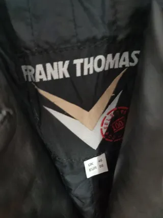 Chaqueta de cuero moto Frank Thomas Hombre Talla 4