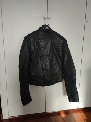 Chaqueta de cuero moto Frank Thomas Hombre Talla 4