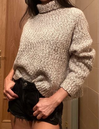 Jersey corto Primark jaspeado lana XS