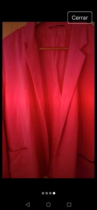 Blazer mujer talla 52 fucsia