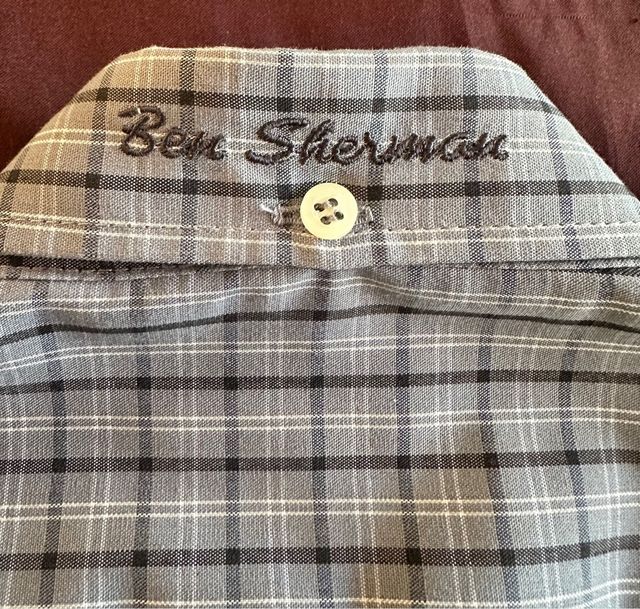 Camisa Ben Sherman cuadros manga corta talla M