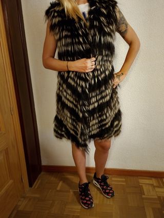 Chaleco de zorro y conejo Talla Única