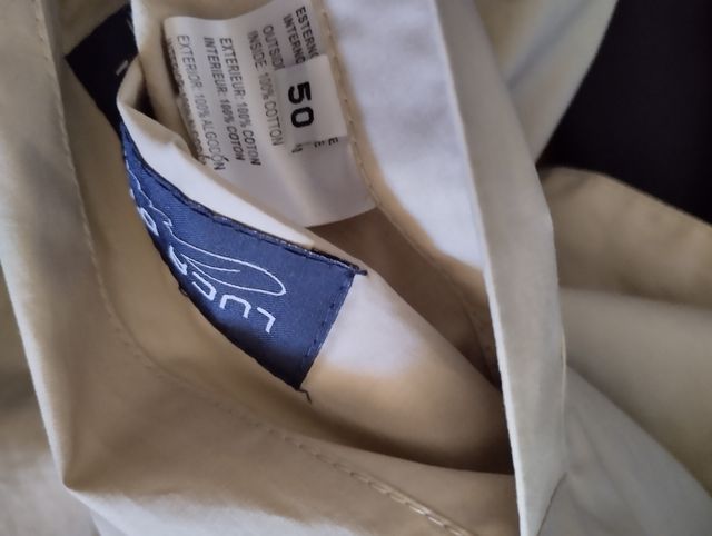 Giubbino uomo double face beige/nero