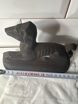 Tope de puerta perro hierro fundido