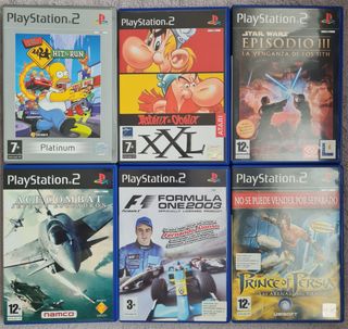 Lote videojuegos PlayStation 2