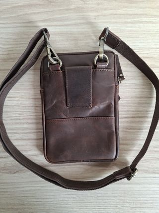 Bandolera Hombre STILORD Brooks Marrón