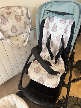 Carrito Bugaboo Bee 5 con capazo y accesorios
