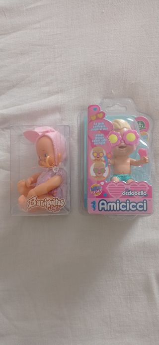 Muñecos Amiccici Cicciobello y Barriguitas. Nuevos