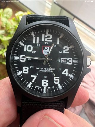 Reloj XI Cuarzo estilo militar.