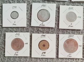 Lote Monedas Juan Carlos I