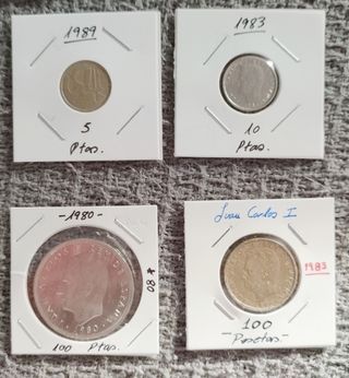 Lote Monedas Juan Carlos I