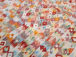 Tappeto Kilim afgano 100x93 cm lana