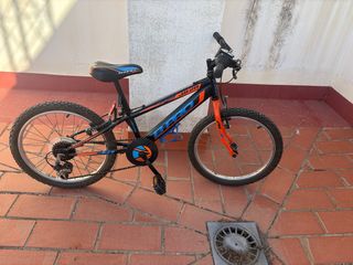 Bicicleta Infantil BH J20 Negra/Naranja