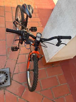 Bicicleta Infantil BH J20 Negra/Naranja