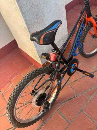 Bicicleta Infantil BH J20 Negra/Naranja