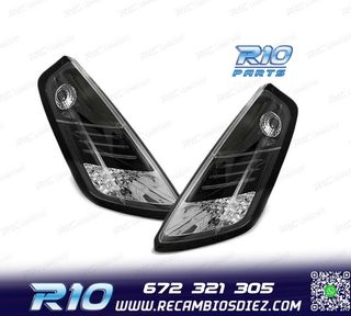 PILOTOS FIAT GRANDE PUNTO 05-09 LED NEGROS