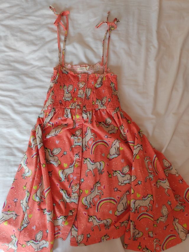 Lote 6 vestidos niña 7-8 años