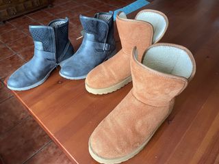 Botines borreguito Tissaia marrones talla 39