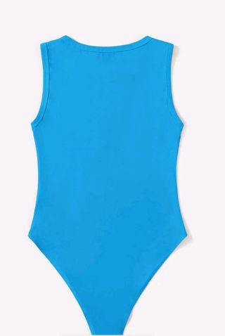 Body azul sin mangas SHEIN Talla XS