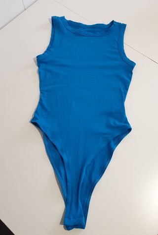 Body azul sin mangas SHEIN Talla XS