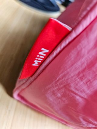 Bolso de tela rosa