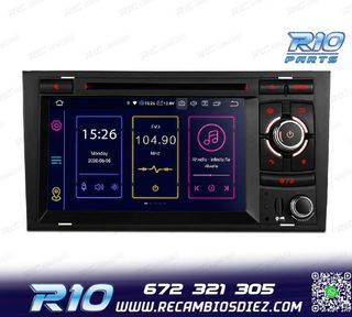 RADIO GPS ANDROID 12 PARA AUDI A4 B6 B7 00-08 SEAT EXEO 08-1