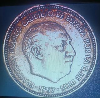 Moneda 5 Pesetas 1957 Estrella 75