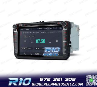 RADIO GPS ANDROID 12 PARA VOLKSWAGEN VW SEAT SKODA MULTIMEDI