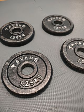 Set 4 discos Taurus 1,25 kg