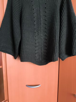 Jersey de punto verde oliva tallaM