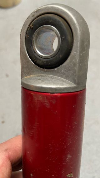 Amortiguador Vespino Rojo y Plata