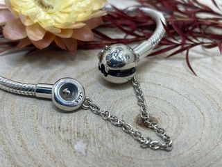 💫Pulsera Bola Luna y Estrellas Cierre Seguridad