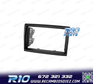 MARCO NEGRO RADIO 2-DIN PARA CITROEN JUMPER PEUGEOT BOXER FI