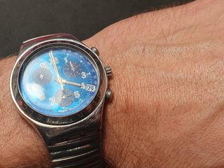 Swatch Irony Chrono YCS401G, batteria nuova